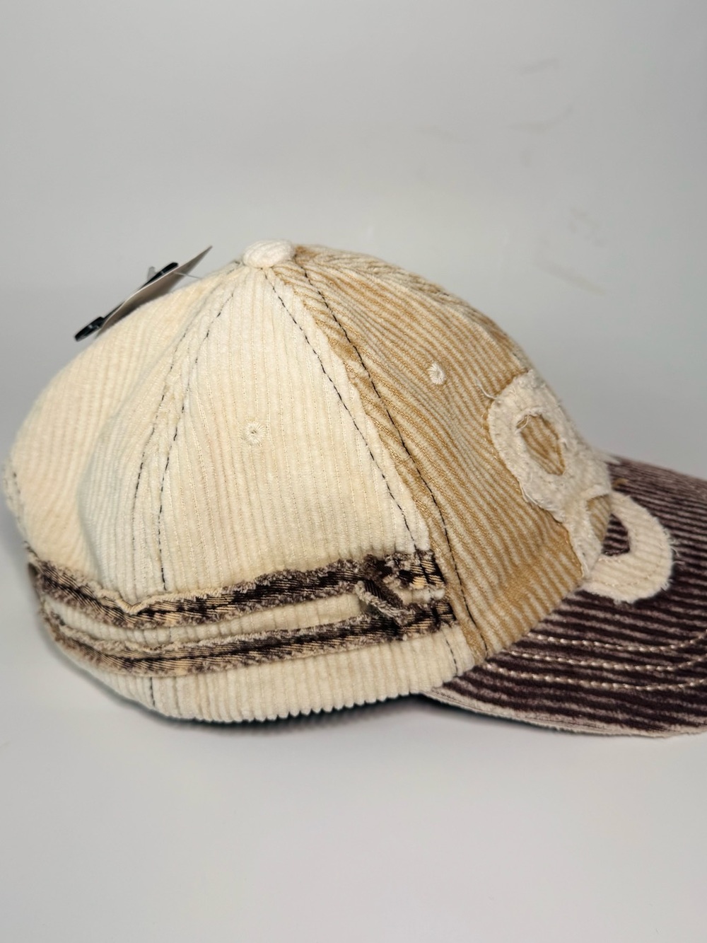 Free People Brown Hollie Varsity Baseball Hat - Picture 4 of 7